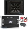 Kicker L7S154 15" Solobaric L7S Car Subwoofer+Vented Box+Mono Amplifier+Amp Kit Image 1