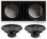 Planet Audio 12" 3600W DVC Subwoofer AC12D (2)+Dual 12" Vented Sub Box Enclosure Image 1
