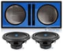 Planet Audio 12" 3600W DVC Subwoofer AC12D (2)+Dual 12" Vented Sub Box Enclosure Image 1