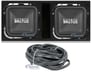 (2) Hifonics BRZ12SQD4 12" 2400w Square Car Subwoofers+Vented Sub Enclosure Box Image 1