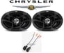 JVC 6x9" Rear Factory Speaker Replacement Kit For 1999-2004 Chrysler 300M Image 1