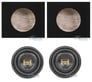 2) Boss D10F 10" 1600W Shallow Car Audio Subwoofers + 2) 10" Single Sealed Boxes Image 1