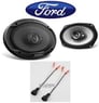 Rear Kenwood Factory Speaker Replacement Kit For 1998-11 Ford Crown Victoria Image 1