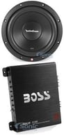 Rockford Fosgate R2D2-10 10" 500W 2-Ohm Car Subwoofer + R1100M 1100W Amplifier Image 1