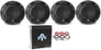 (2) MTX Audio TERMINATOR65 + Stable 4-Channel Class-A/B Amplifier + Amp Kit Image 1