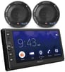 Sony XAV-AX100 Carplay / Android Auto+6.5" 3-Way MTX Terminator Series Speakers Image 1