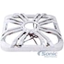 (2) Kicker 11L710GLCR 10" Chrome LED Grilles 4 SoloBaric 11S10L7 Subwoofers Subs Image 2