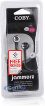 Coby CVE52BLK Jammerz (Black CVE52) Stereo Earphones Image 6