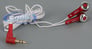 Coby CVE52RED Jammerz (Red CVE52) Stereo Headphones Image 2
