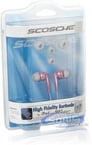 Scosche HP6P thudBUDS In-Ear Headphones/Earbuds (Pink) Image 6