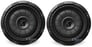 (2) Kicker 43CVT102 COMPVT 10" 1600w Shallow Slim Car Subwoofers Subs CVT10-2 Image 1