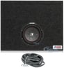 Kicker 43CWR82 COMPR8 8" 600 Watt Car Audio Subwoofer+Sealed Sub Box Enclosure Image 1