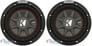 Kicker CompRT Single 10" 800W Max Dual 2 Ohm Shallow Slim Car Subwoofer (2 Pack) Image 1