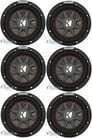 Kicker CompRT Single 10 Inch 800 Watt Max Dual 2 Ohm Slim Car Subwoofer (6 Pack) Image 1