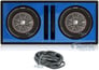 (2) Kicker 43CWRT122 COMPRT12 2000W 12" Car Sub+Vented Sub Box Enclosure(Blue) Image 1