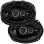 Kicker D-Series 3-Way Coaxial Speakers and 6x9 In Box Enclosures (Pair) Image 2