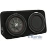 Kicker 800W Dual 10 Inch 4-Ohm Slim Shallow Loaded Subwoofer Enclosure (2 Pack) Image 2