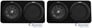 Kicker 1000W Dual 12" 4-Ohm Slim Shallow Subwoofer Sealed Enclosure (2 Pack) Image 1
