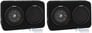 Kicker 600W Dual Loaded 8" 2 Ohm Shallow Sealed Subwoofer Box Enclosure (2 Pack) Image 1