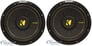 Kicker 12" CompC Subwoofer (2 Pack) Image 1