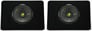 Kicker 10-Inch CompC 2-Ohm Loaded Shallow Subwoofer Box Enclosure (2 Pack) Image 1