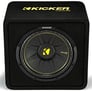 Kicker 12-Inch 600 Watt 4 Ohm CompC Vented Loaded Subwoofer Enclosure (2 Pack) Image 3