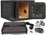 KICKER 45L7R104 10" 1000w L7R, Solo-Baric Sub+Box(Gray)+Amplifier+Amp Kit Image 1