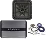 KICKER 45L7R104 10" 1000w L7R Car Subwoofer, Solo-Baric Sub+Amplifier+Amp Kit Image 1
