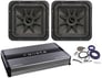 2) KICKER 45L7R104 10" 2000w L7R Sub Solo-Baric Subs+Mono Amplifier+Amp kit Image 1