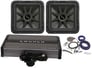 (2) KICKER 45L7R124 12" 2400w L7R Subwoofers Solo-Baric+Mono Amplifier+Amp Kit Image 1