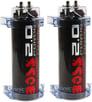 Boss 2 Farad Car Audio Capacitor, LED (2 Pack) Image 1