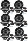 (12) Crunch 300W Full Range 2 Way 4 Ohm Component Car Audio 6.5" Speaker Image 1