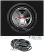 JVC CS-GD1210 12" 1400 Watt Dual 4 Ohm Car Subwoofer + Sealed Sub Box Enclosure Image 1