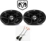 JVC 6x9" Front Factory Speaker Replacement Kit For 2001-06 Dodge Stratus Image 1