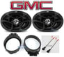 JVC 6x9" Front Speaker Replacement Kit for 2015-2017 GMC Sierra 2500/3500 Image 1