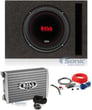 Boss Chaos Exxtreme 10" 1000W 4 Ohm Subwoofer w/ Vented Box, Amplifier & Amp Kit Image 1