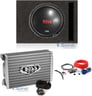 Boss Chaos Exxtreme 12" 1200W 4 Ohm Subwoofer w/ Vented Box, Amplifier & Amp Kit Image 1
