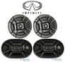 Polk Audio Front+Rear Speaker Replacement For 2003-2004 INFINITI G35 Coupe Image 1