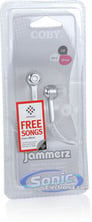 Coby CVE52SVR Jammerz (Silver CVE52) Stereo Headphones Image 4