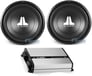 JL Audio (2) 15w0v3-4 with JX1000/1D Bass Package Image 1