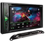 Pioneer AVH-200EX In-Dash Receiver + Premium License Plate Mount Backup Camera Image 1