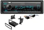 Kenwood KMM-BT325U Media Player Car Radio Install Mount Kit Bluetooth Pandora Image 1