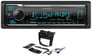 Kenwood KMM-BT325U Media Player Car Radio Install Mount Kit Bluetooth Pandora Image 1