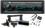 Kenwood KMM-BT325U Media Player Car Radio Install Mount Kit Bluetooth Pandora Image 1