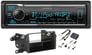 Kenwood KMM-BT325U Media Player Car Radio Install Mount Kit Bluetooth Pandora Image 1