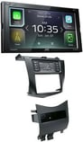 JVC KW-M740BT Double Din Car Media Player Install Kit Apple CarPlay Android Auto Image 1