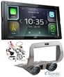 JVC KW-M740BT Double Din Car Media Player Install Kit Apple CarPlay Android Auto Image 1
