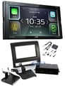 JVC KW-M740BT Double Din Car Media Player Install Kit Apple CarPlay Android Auto Image 1
