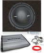 Polk Audio MM1042DVC 10&rdquo; 1200w Subwoofer+Sealed Sub Box+Mono Amplifier+Amp Kit Image 1