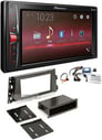 Pioneer MVH-200EX Double Din Car Stereo Radio Install Kit With Bluetooth Image 1
